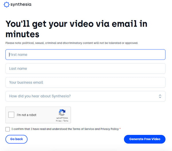 Generar síntesis Vídeo gratuito