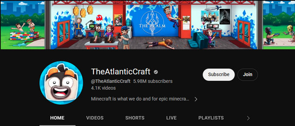 Atlanticcraft Minecraft YouTuber