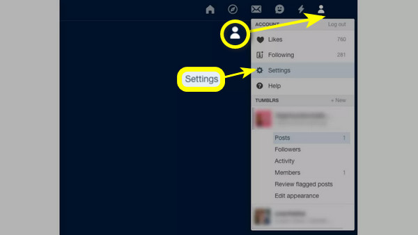 Tumblr Ugrás a Profilra