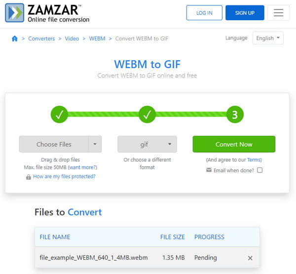 Zamzar Convert Download
