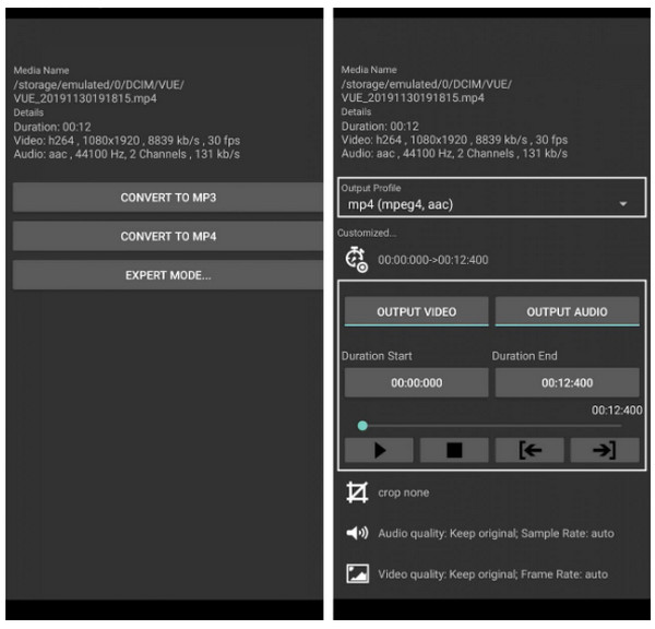 โปรแกรมแปลงไฟล์ Android Media Converter 264