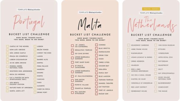 Bucket List Challenge
