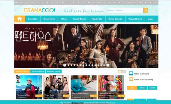 Trang web phim truyền hình Nhật Bản Dramacool