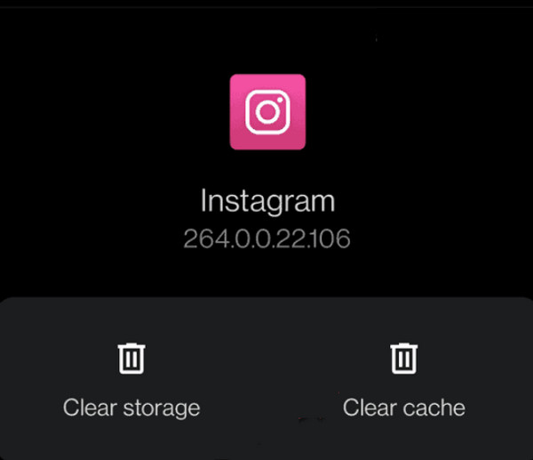 Cache di Instagram