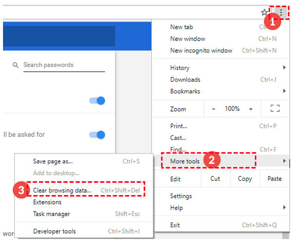 Klik Kosongkan Data Penyemakan Imbas