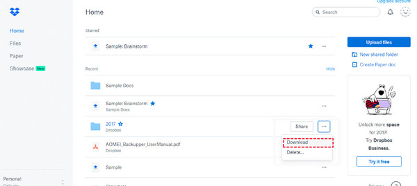 Dropbox'ı İndir