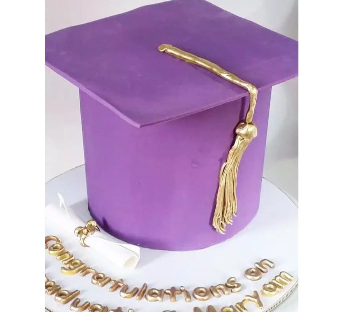 Idea Kek Graduasi Tudung Graduasi