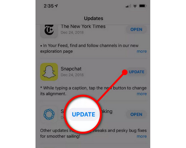 iOS-opdatering