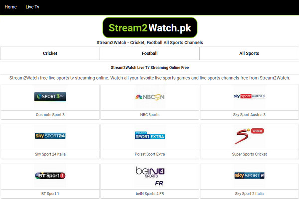 Stream2Watch Ilmainen UFC Stream