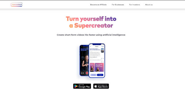 SuperCreator.ai 뮤직 비디오 생성기