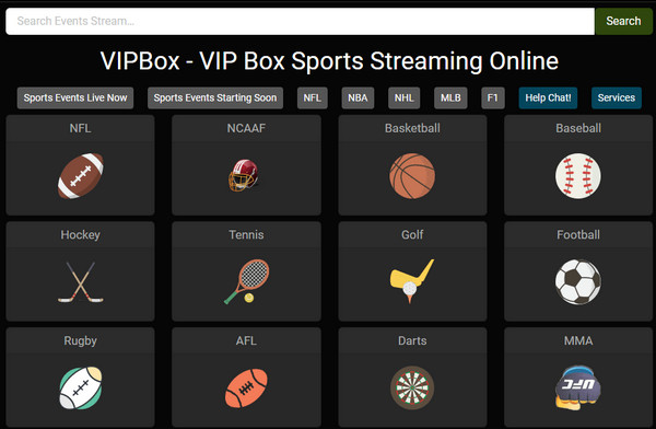 VIPbox بث UFC المجاني