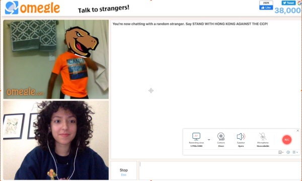 Προσαρμόστε τις Ρυθμίσεις Omegle Εγγραφής