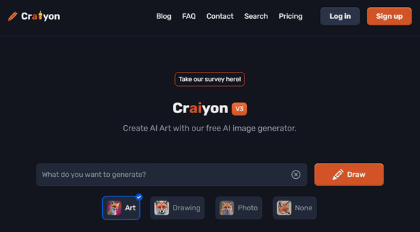 Craiyon 온라인 AI 밈 생성기