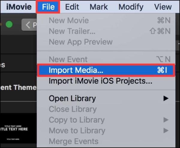 Importera MP3-filer iMovie