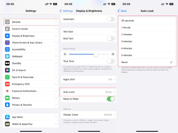 Mantieni iPhone sveglio per Airdrop che non riesce a salvare l'elemento