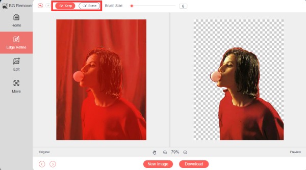 Gjør Google Slides Images-bakgrunnen transparent Anyrec