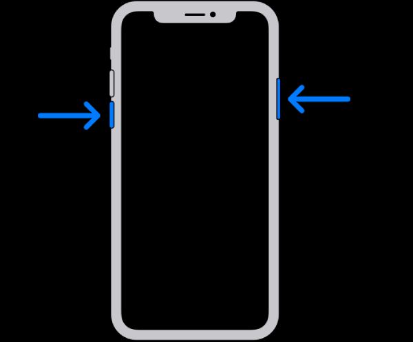 Επανεκκινήστε το iPhone για αποτυχία αποθήκευσης αντικειμένου του Airdrop