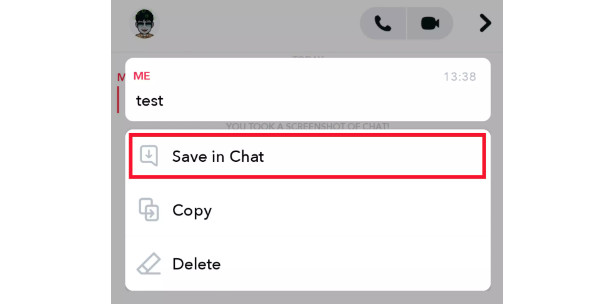 Save Chat Snapchat