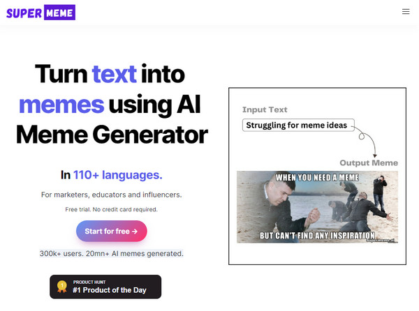 Super Meme Online AI Meme Generator