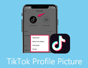 Poza de profil TikTok