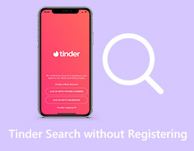 Tìm kiếm Tinder mà không cần đăng ký