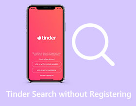 Tinder-søk uten å registrere deg