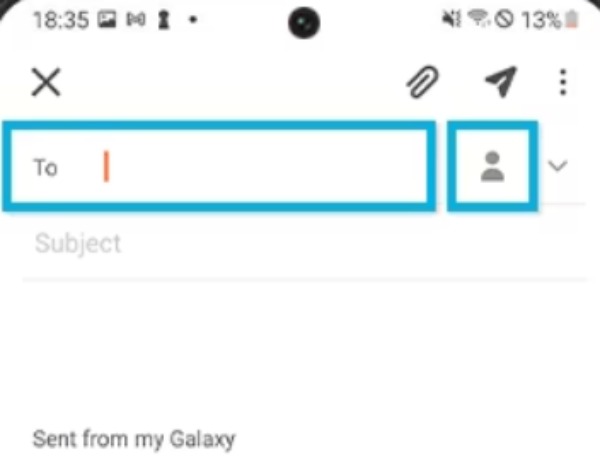 העבר את Samsung Notes לדוא"ל iPhone