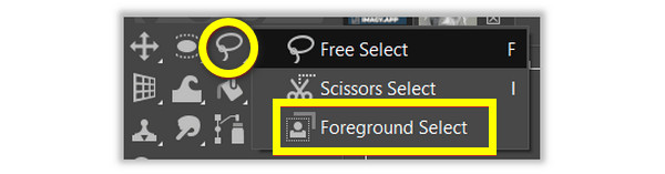 Foreground Select Tool