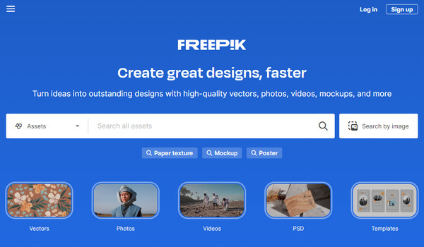 Shutterstock 的 Freepik 替代方案
