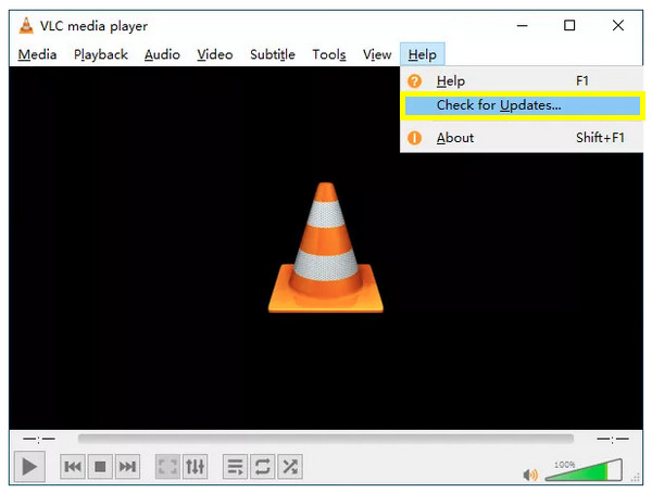 Obtenga la última actualización de VLC