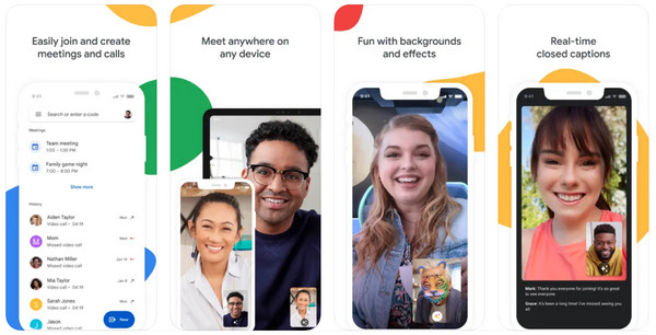 Google Meet Facetime no Android