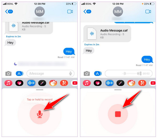 iOS 16 Sesli Mesaj Kaydetme