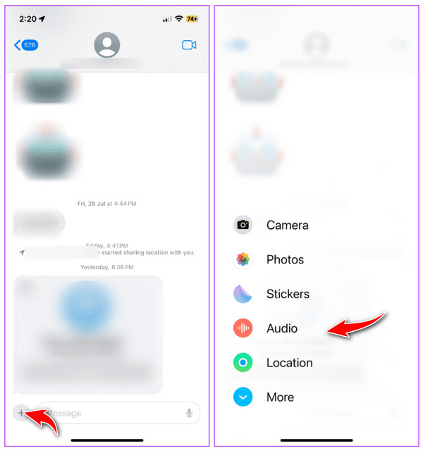 Tlačítko zvuku iOS 18