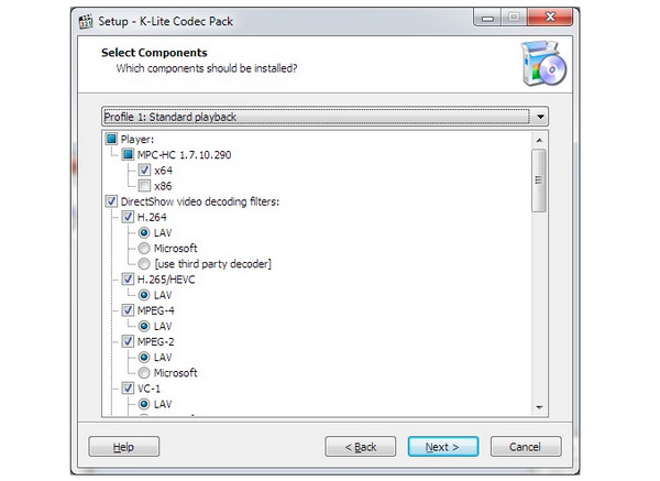 Pakiet kodeków K-Lite