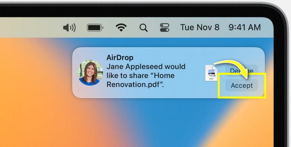 Mac elfogadja az Airdropot