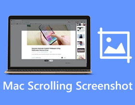 Schermafbeelding scrollen op Mac