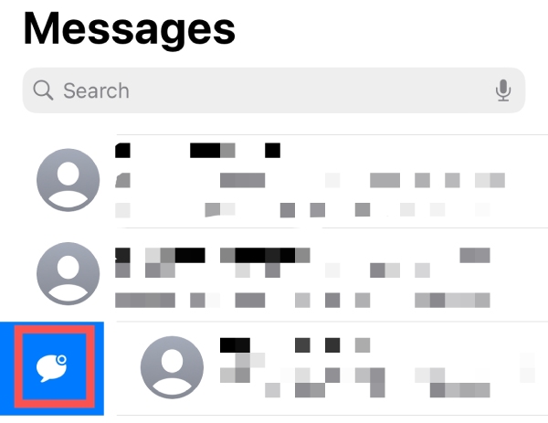 Marcar un mensaje de texto único como no leído en iPhone