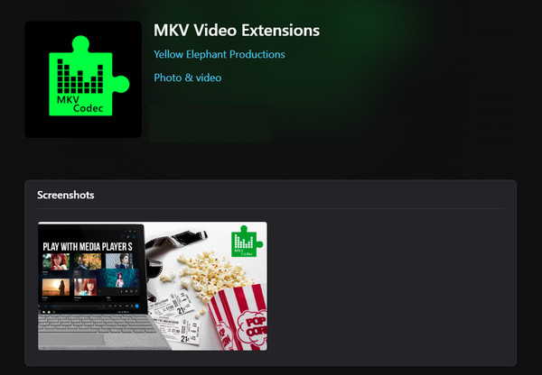 MKV ビデオ拡張機能