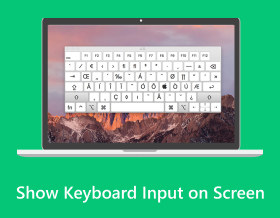 Show Keyboard Input on Screen