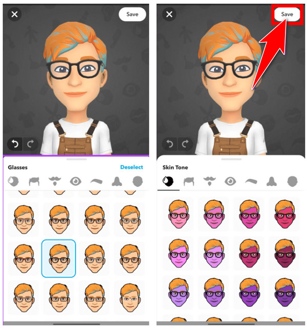 Snapchat ปรับแต่ง