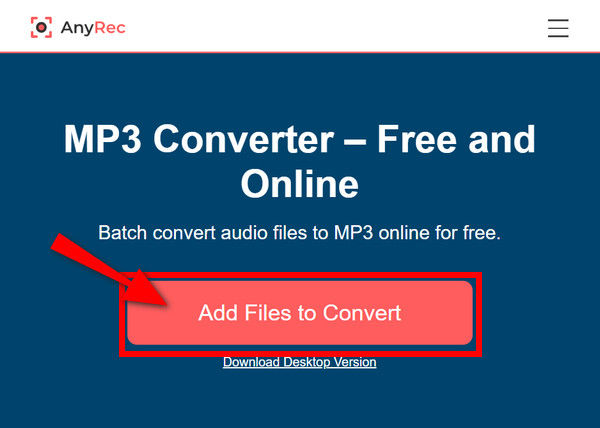 AnyRec Fájlok hozzáadása a konvertáláshoz