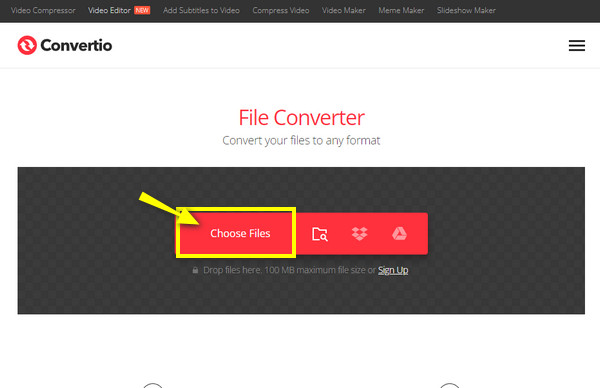 Convertio Converter MKA para MP3 