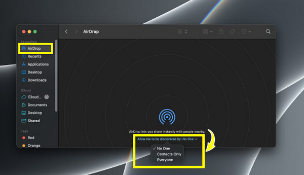 Ενεργοποιήστε το Airdrop σε Mac