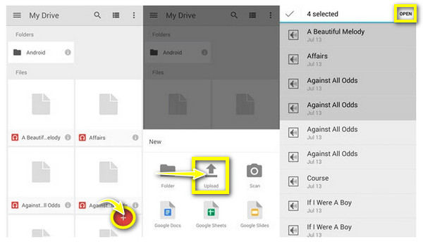 Transferir datos de Google Drive a Motorola