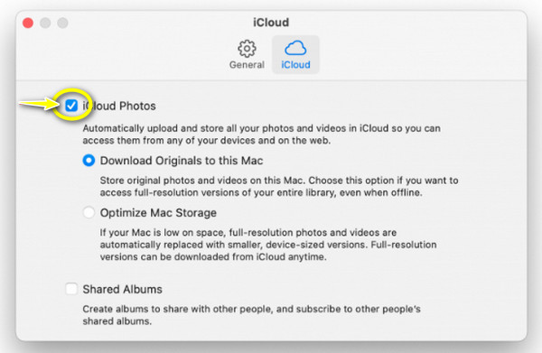 iCloud Mac-bilder