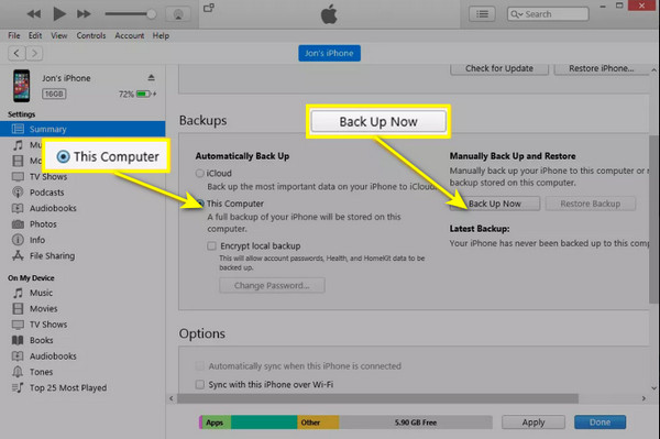 iTunes-Backup