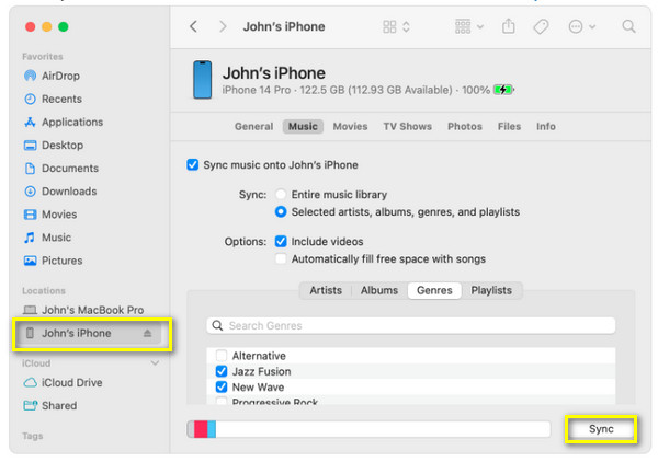 Mac Synkroniser iPhone-kontakter til iPad