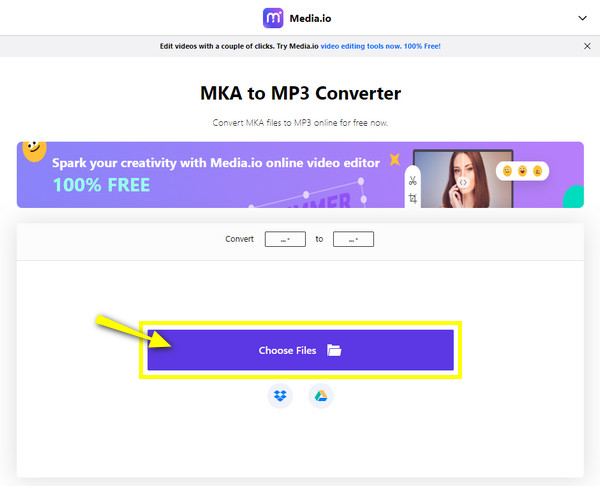 媒體 IO 將 MKA 轉換為 MP3 