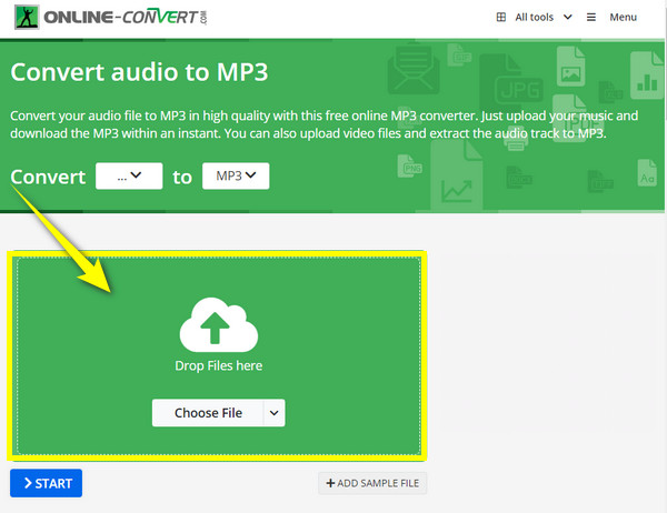 DAT को MP3 में ऑनलाइन कनवर्ट करें 