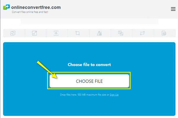 OnlineConvertFree Alegeți Fișier